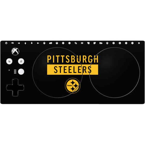 NFL Pittsburgh Steelers Black Performance Series Xbox Adaptive Controller Skin