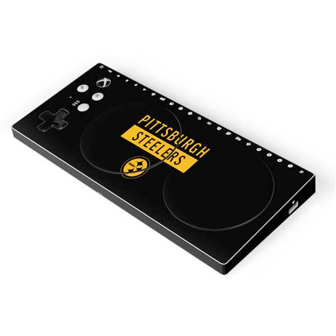 NFL Pittsburgh Steelers Black Performance Series Xbox Adaptive Controller Skin