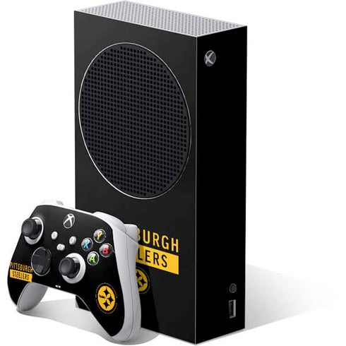 NFL Pittsburgh Steelers Black Performance Series Xbox Series S Bundle Skin