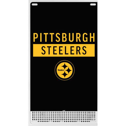 NFL Pittsburgh Steelers Black Performance Series Xbox Series S Console Skin
