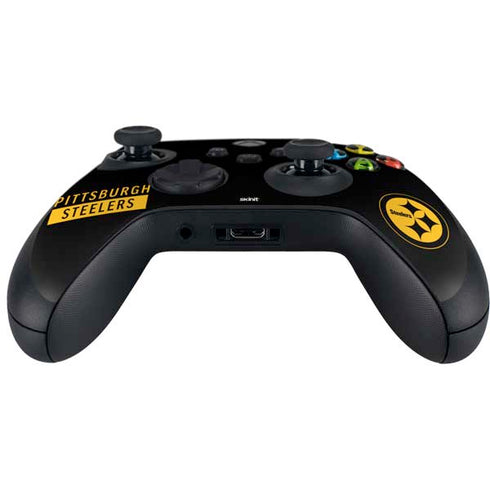 NFL Pittsburgh Steelers Black Performance Series Xbox Series X Controller Skin