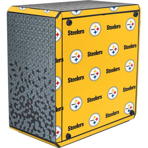 NFL Pittsburgh Steelers Blitz Series Cooler Master MasterBox Q300L Mini Tower Skin