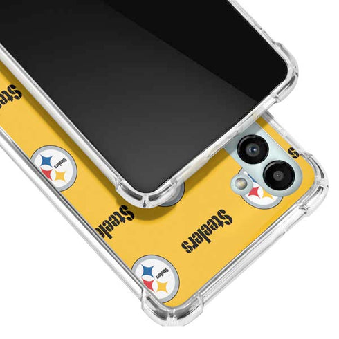 NFL Pittsburgh Steelers Blitz Series Galaxy A13 5G Clear Case