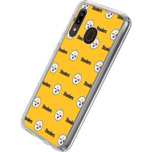 NFL Pittsburgh Steelers Blitz Series Galaxy A20 Clear Case