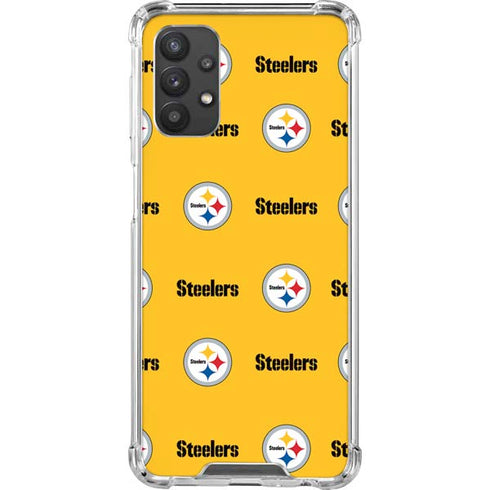 NFL Pittsburgh Steelers Blitz Series Galaxy A32 5G Clear Case
