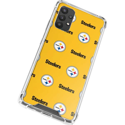 NFL Pittsburgh Steelers Blitz Series Galaxy A32 5G Clear Case