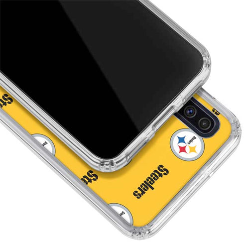 NFL Pittsburgh Steelers Blitz Series Galaxy A50 Clear Case