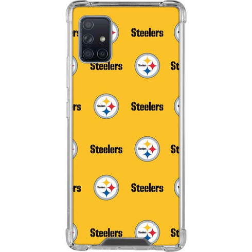 NFL Pittsburgh Steelers Blitz Series Galaxy A51 5G Clear Case