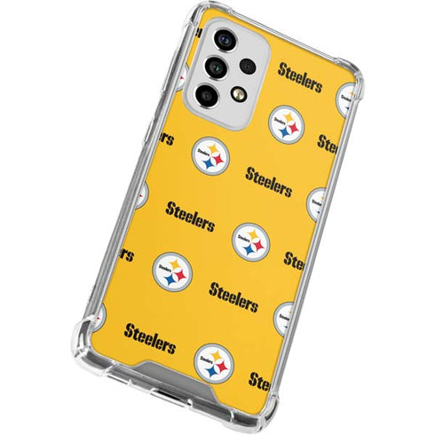 NFL Pittsburgh Steelers Blitz Series Galaxy A53 5G Clear Case