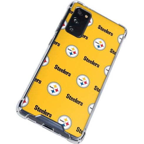 NFL Pittsburgh Steelers Blitz Series Galaxy S20 FE Clear Case
