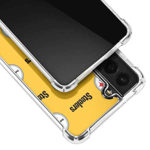 NFL Pittsburgh Steelers Blitz Series Galaxy S21 FE Clear Case