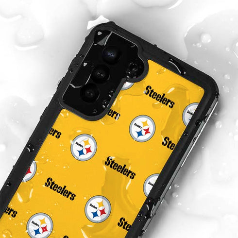 NFL Pittsburgh Steelers Blitz Series Galaxy S23 Plus Waterproof Case