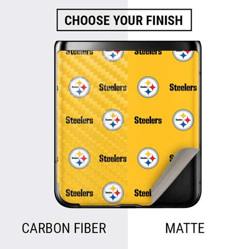 NFL Pittsburgh Steelers Blitz Series Galaxy Z Flip Skin