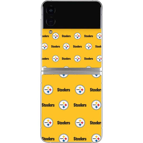 NFL Pittsburgh Steelers Blitz Series Galaxy Z Flip4 5G Skin