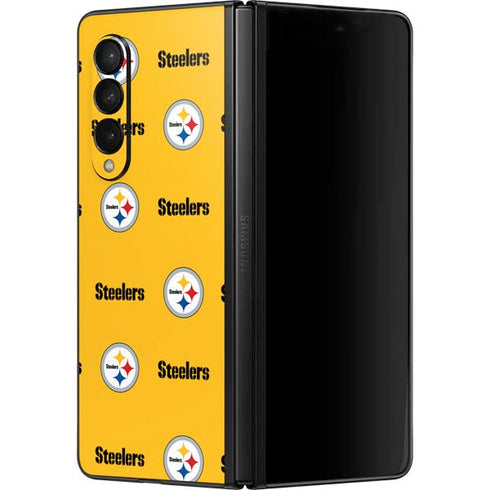 NFL Pittsburgh Steelers Blitz Series Galaxy Z Fold3 5G Skin