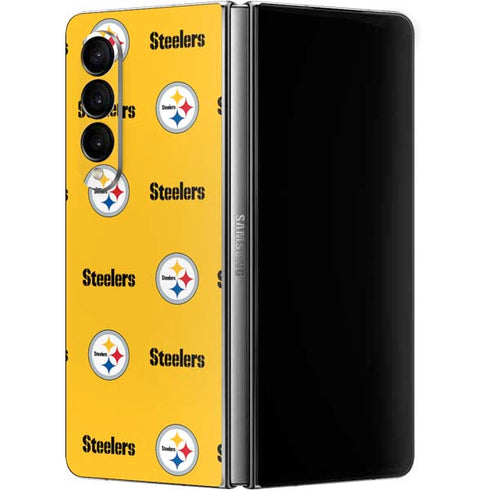 NFL Pittsburgh Steelers Blitz Series Galaxy Z Fold4 5G Skin