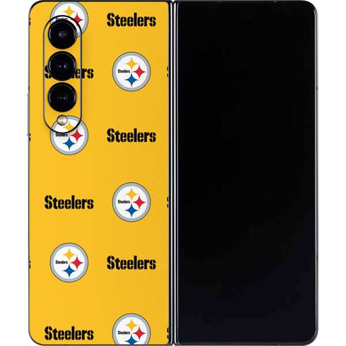 NFL Pittsburgh Steelers Blitz Series Galaxy Z Fold4 5G Skin