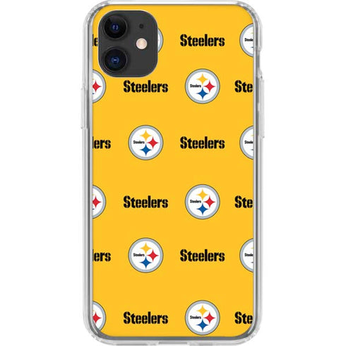 NFL Pittsburgh Steelers Blitz Series iPhone 11 Clear Case