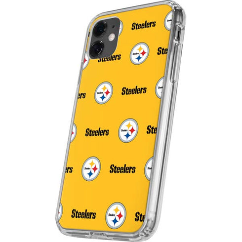 NFL Pittsburgh Steelers Blitz Series iPhone 11 Clear Case