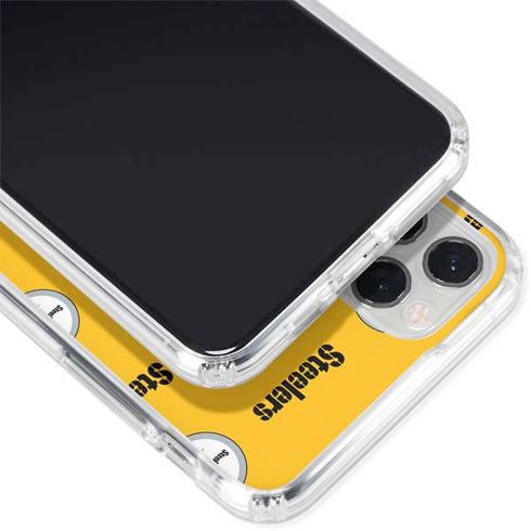 NFL Pittsburgh Steelers Blitz Series iPhone 11 Pro Clear Case
