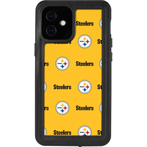 NFL Pittsburgh Steelers Blitz Series iPhone 12 Mini Waterproof Case