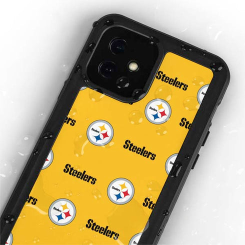 NFL Pittsburgh Steelers Blitz Series iPhone 12 Mini Waterproof Case