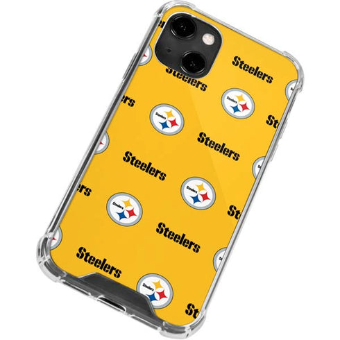 NFL Pittsburgh Steelers Blitz Series iPhone 13 Clear Case
