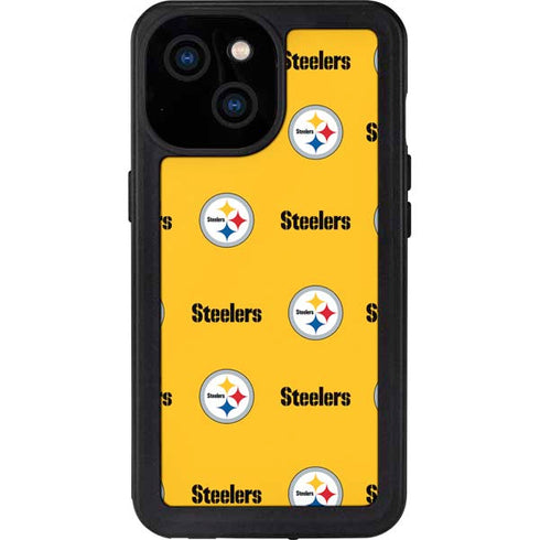 NFL Pittsburgh Steelers Blitz Series iPhone 13 Mini Waterproof Case