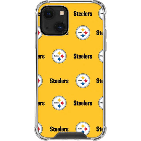 NFL Pittsburgh Steelers Blitz Series iPhone 14 Clear Case