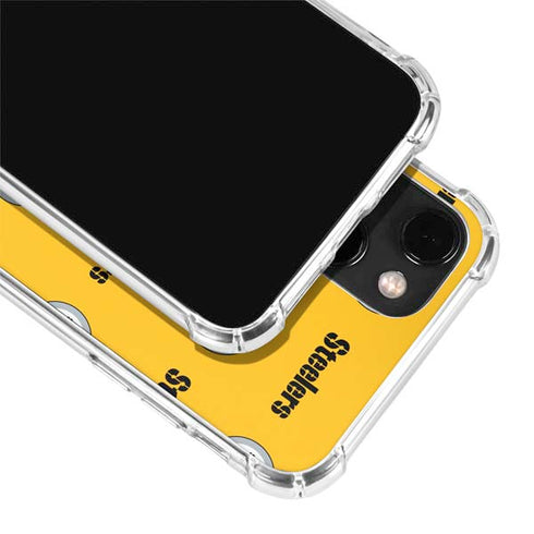 NFL Pittsburgh Steelers Blitz Series iPhone 14 Clear Case