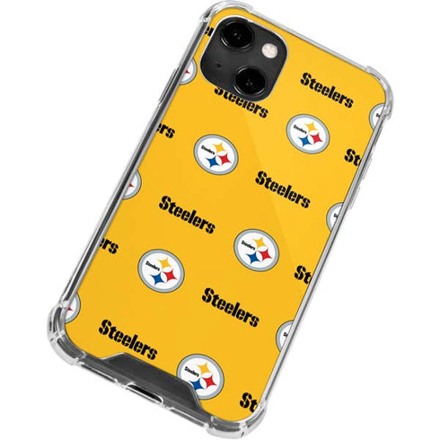 NFL Pittsburgh Steelers Blitz Series iPhone 14 Clear Case