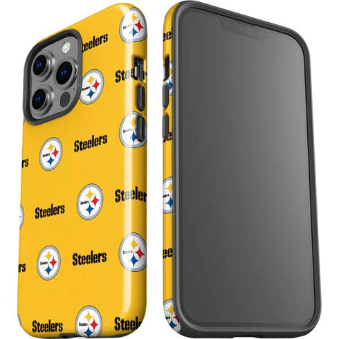 NFL Pittsburgh Steelers Blitz Series iPhone 15 Pro Impact Case
