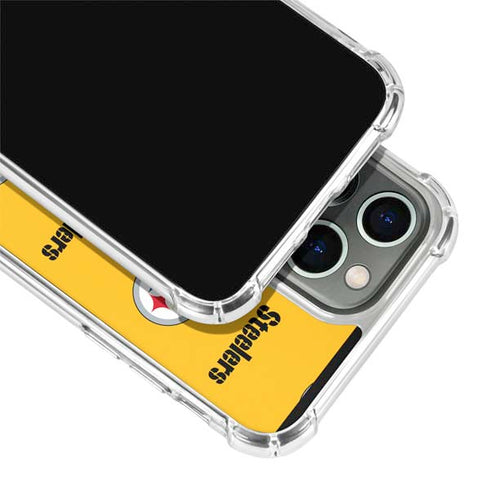 NFL Pittsburgh Steelers Blitz Series iPhone 15 Pro Max Clear Case