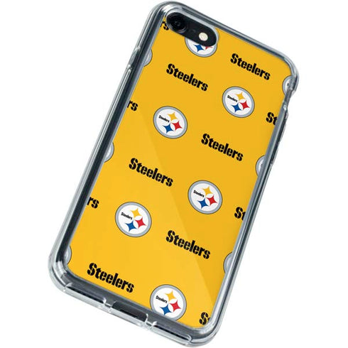 NFL Pittsburgh Steelers Blitz Series iPhone SE (2nd & 3rd Gen) Clear Case