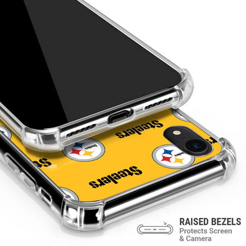 NFL Pittsburgh Steelers Blitz Series iPhone XR Clear Case