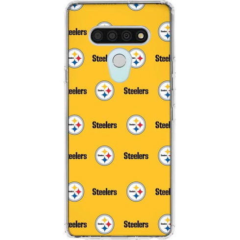 NFL Pittsburgh Steelers Blitz Series LG Stylo 6 Clear Case