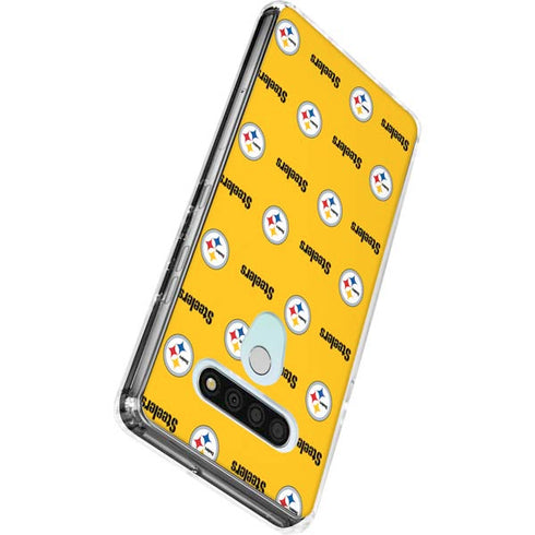 NFL Pittsburgh Steelers Blitz Series LG Stylo 6 Clear Case