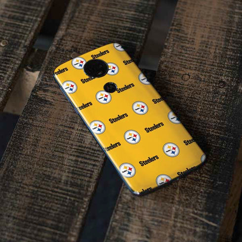 NFL Pittsburgh Steelers Blitz Series Moto E5 Plus Skin