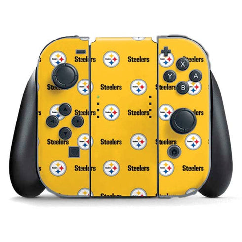 NFL Pittsburgh Steelers Blitz Series Nintendo Switch (2017-2021) Joy-Con Controller Skin