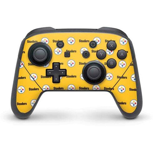 NFL Pittsburgh Steelers Blitz Series Nintendo Switch Pro Controller Skin