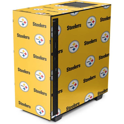 NFL Pittsburgh Steelers Blitz Series NZXT H510 Compact ATX Mid-Tower Case Skin