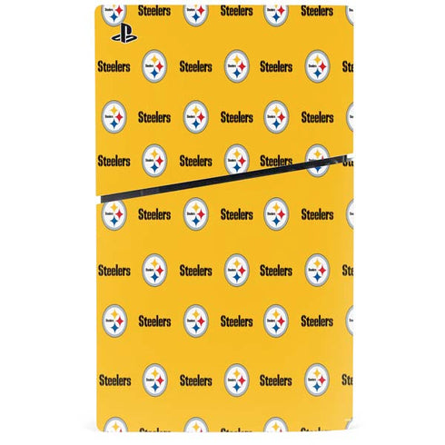 NFL Pittsburgh Steelers Blitz Series PS5 Slim Disk Bundle Skin