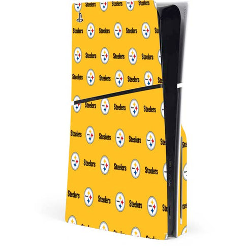 NFL Pittsburgh Steelers Blitz Series PS5 Slim Disk Console Skin