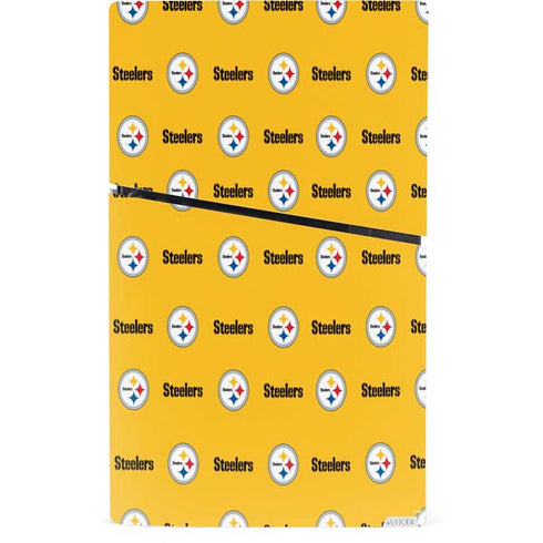 NFL Pittsburgh Steelers Blitz Series PS5 Slim Digital Edition Bundle Skin
