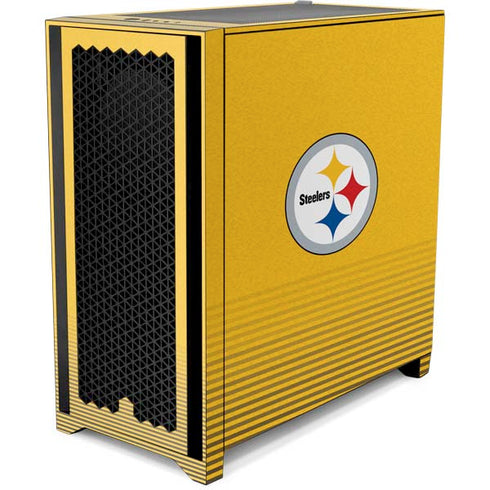 NFL Pittsburgh Steelers Breakaway Corsair 4000D Tempered Glass Mid-Tower ATX Case Skin