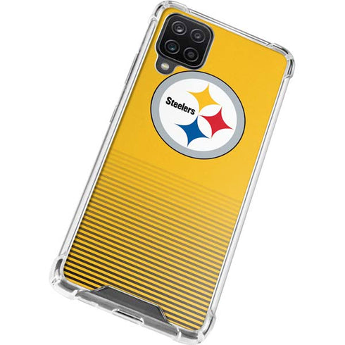 NFL Pittsburgh Steelers Breakaway Galaxy A12 Clear Case