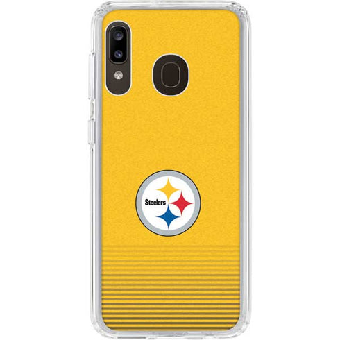 NFL Pittsburgh Steelers Breakaway Galaxy A20 Clear Case