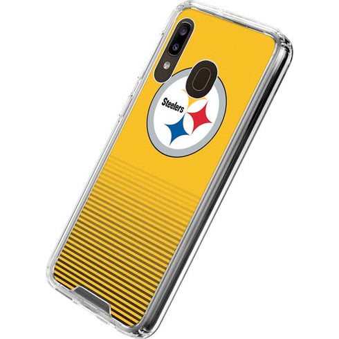 NFL Pittsburgh Steelers Breakaway Galaxy A30 Clear Case