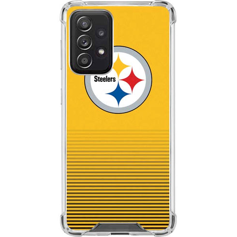 NFL Pittsburgh Steelers Breakaway Galaxy A52 5G Clear Case