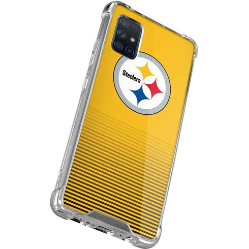 NFL Pittsburgh Steelers Breakaway Galaxy A71 5G Clear Case